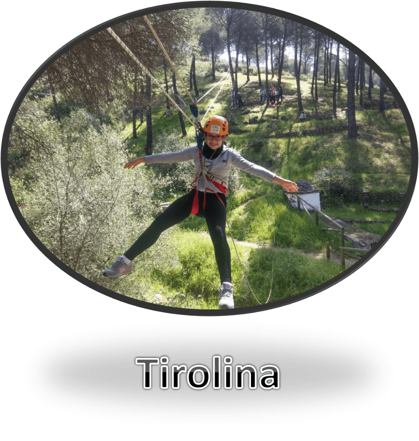 Tirolina y Puente Colgante